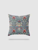 housse de coussin en lin à fleurs 45x45 - motif 11