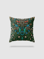 housse de coussin en lin à fleurs 45x45 - motif 16