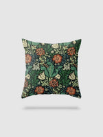 housse de coussin en lin à fleurs 45x45 - motif 5