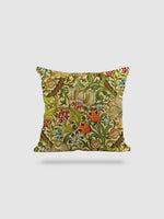 housse de coussin en lin à fleurs 50x50 - motif 2