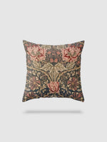 housse de coussin en lin à fleurs 60x60 - motif 10