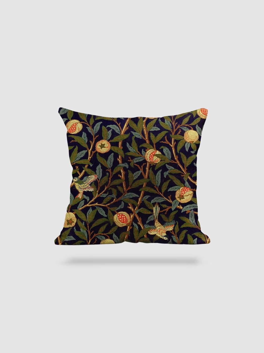 housse de coussin en lin à fleurs 60x60 - motif 3