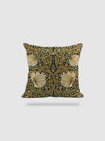 housse de coussin en lin à fleurs 60x60 - motif 4