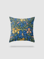 housse de coussin en lin à fleurs 60x60 - motif 8