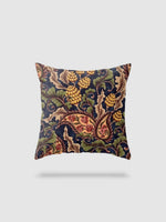 housse de coussin en lin à fleurs 60x60 - motif 9