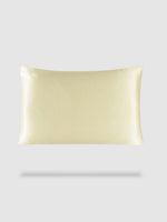 housse de coussin soie de murier 40x60 - Beige