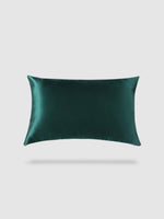 housse de coussin soie de murier 40x60 - Vert