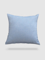 housse de coussin en Coton de lin 40x40 - Bleu clair