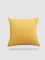 housse de coussin en Coton de lin 40x40 - Jaune