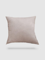 housse de coussin en Coton de lin 55x55 - Beige