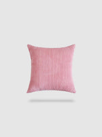 housse de coussin en Velours côtelé 70x70 - Rose bonbon