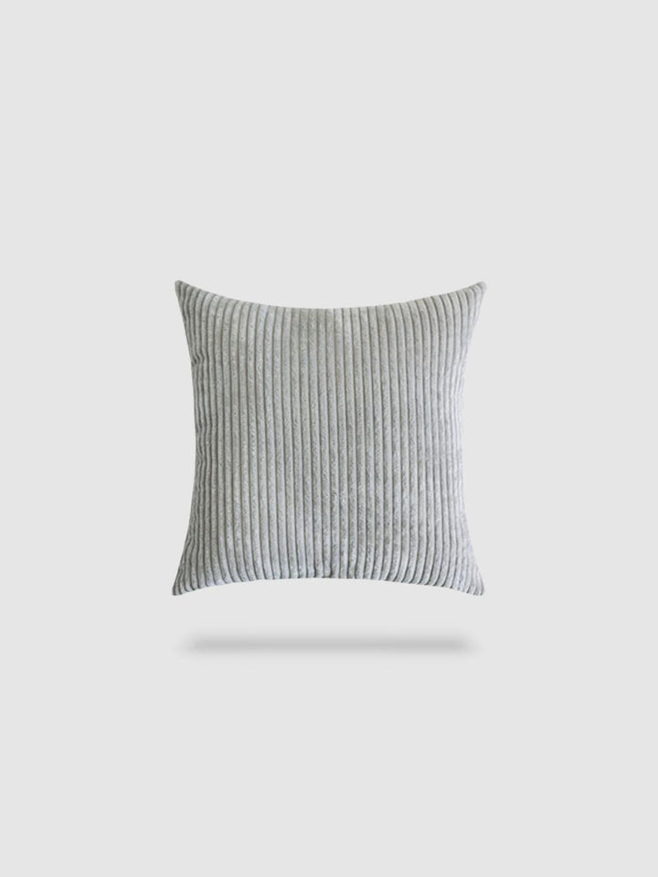 housse de coussin en velours côtelé 40x40 - Gris