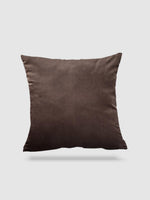 housse de coussin velours 40x40 - Marron
