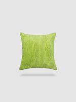housse de coussin en velours côtelé 40x40 - Vert citron