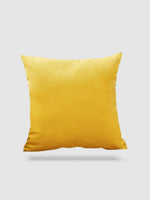 housse de coussin velours 45x45 - Jaune