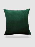 housse de coussin velours 45x45 - Vert foncé