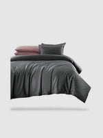 housse de couette haut de gamme 230x230 - Gris