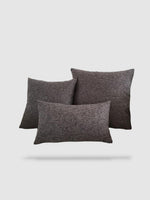 housse de coussin décoratif 55x55 - Marron foncé