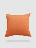 housse de coussin en Coton de lin 50x50 - Orange