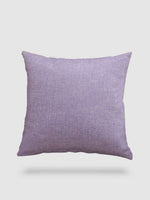 housse de coussin en Coton de lin 50x50 - Violet