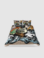 Parure de lit motif japonais 70x140 - Motif 19