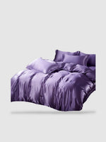 Parure de lit en soie 220x240 - Violet
