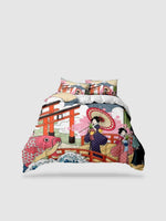 Parure de lit motif japonais 240x220 - Motif 12
