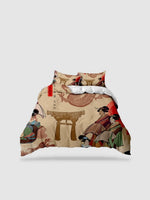 Parure de lit motif japonais 240x220 - Motif 5