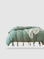 parure de lit en microfibre 160x220 - Vert