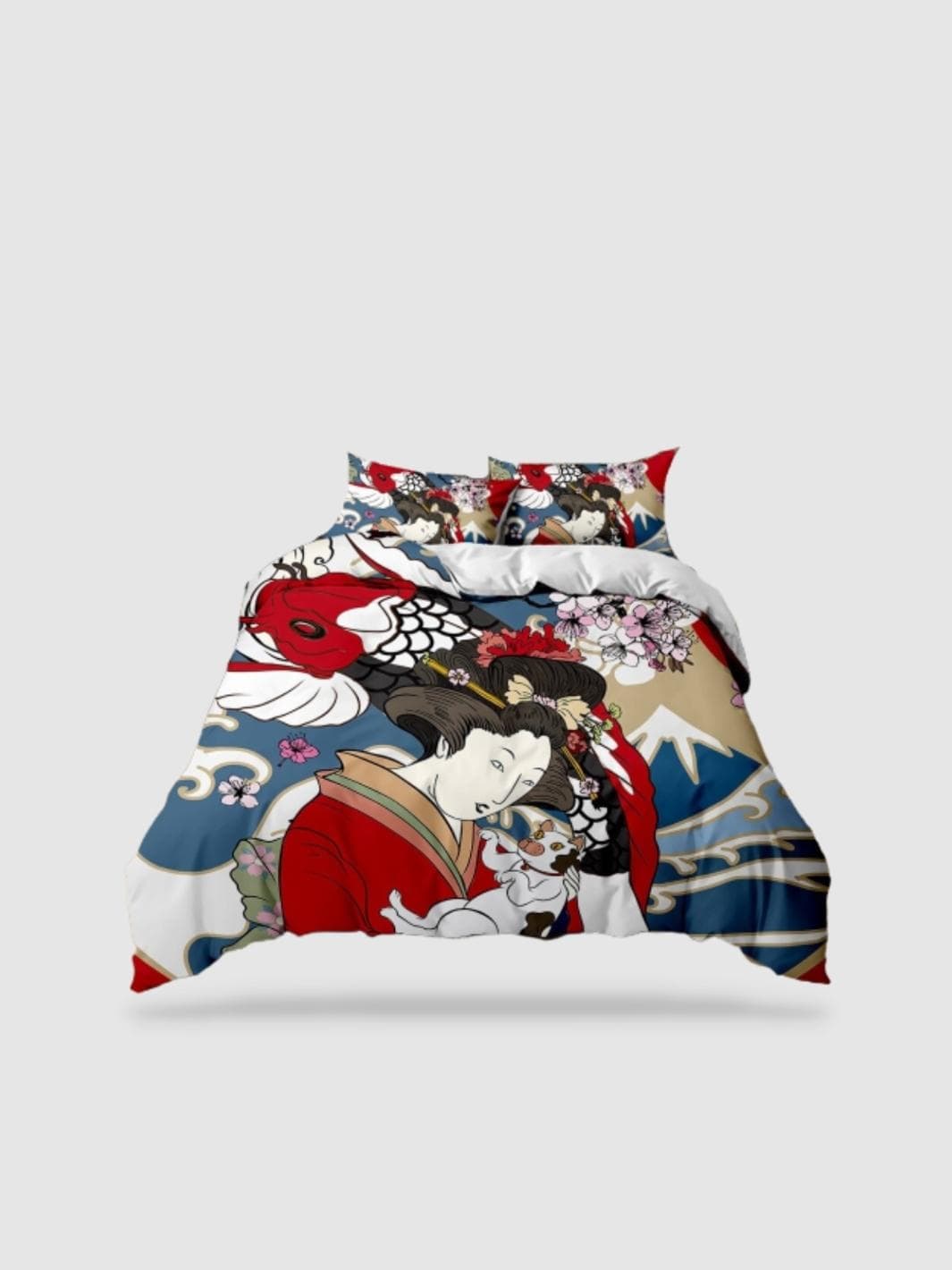 Parure de lit motif japonais 200x200 - Motif 4