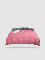 housse de couette tibétaine 220x240 - Rose/gris