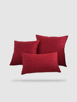 housse de coussin décoratif 50x50 - Rouge
