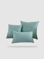 housse de coussin décoratif 50x50 - Turquoise